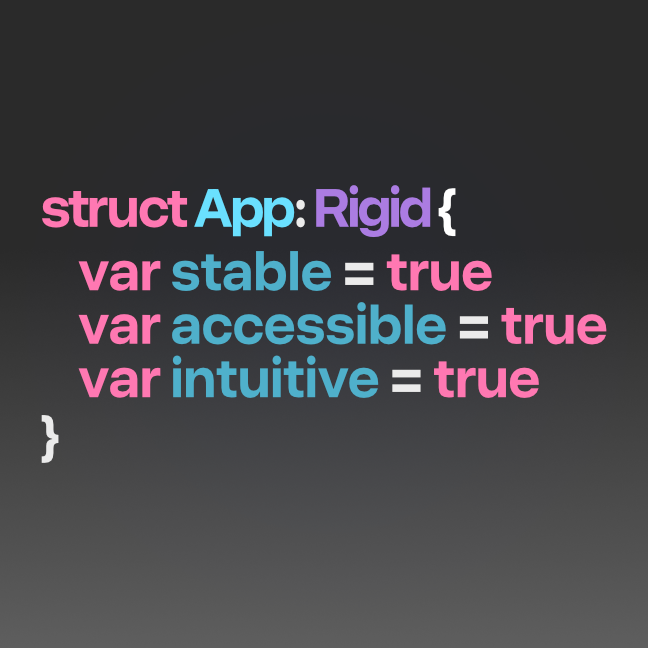 Lines of clean SwiftUI code on a monitor